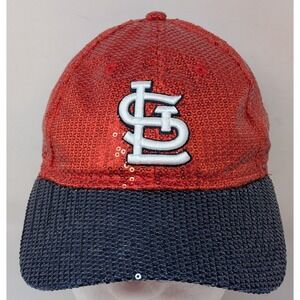 Victoria's Secret Pink MLB St Louis‎ Cardinals Sequin Bling Baseball Hat Cap
